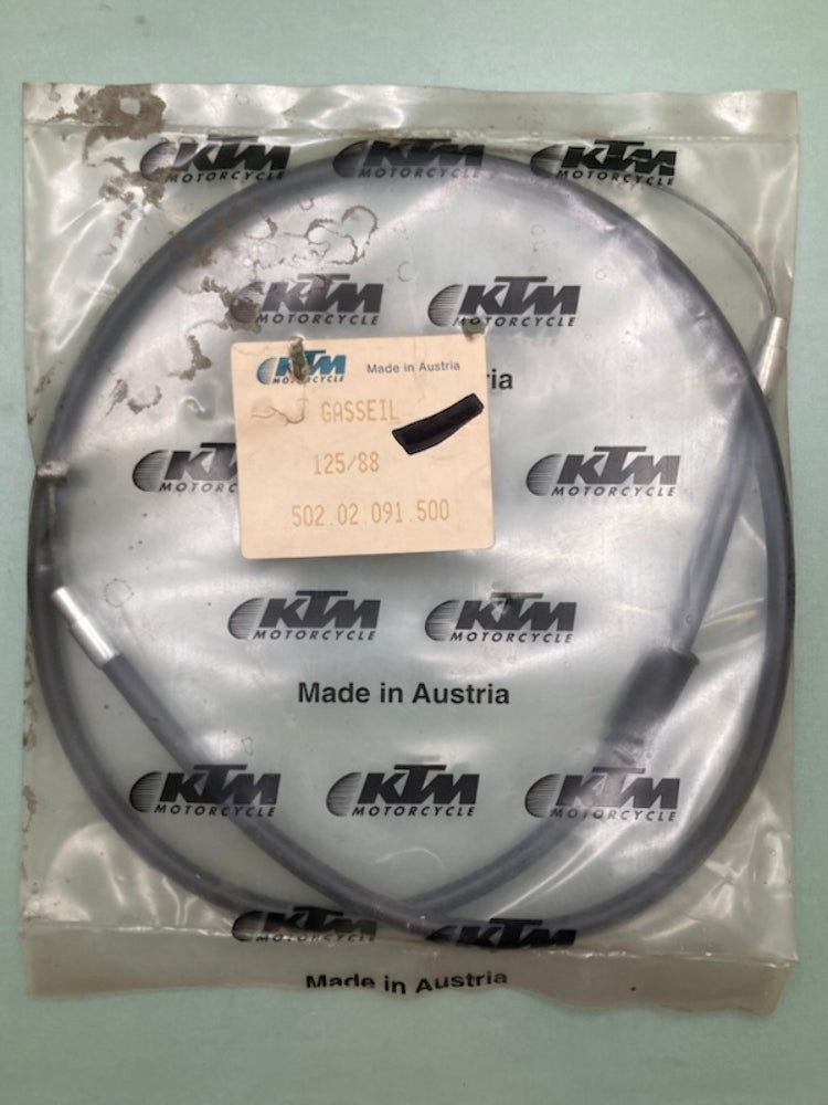 New Genuine KTM 50202091500Throttle Cable 125 Magura/VHSB 37