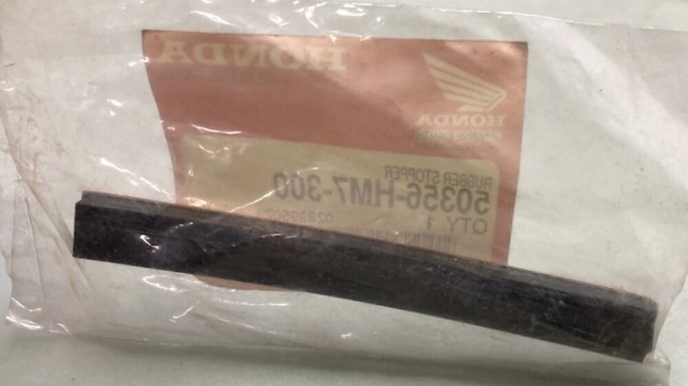 Honda 50356-HM7-300 Rubber, Stopper New Genuine