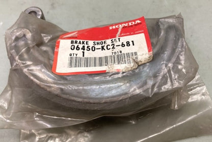 Honda 06450-KC2-681 Shoe, Set, Brake New Genuine
