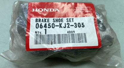 Honda 06450-KJ2-305 Shoe, Set, Brake New Genuine