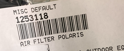 NEW REPLACES POLARIS 1253118 AIR FILTER