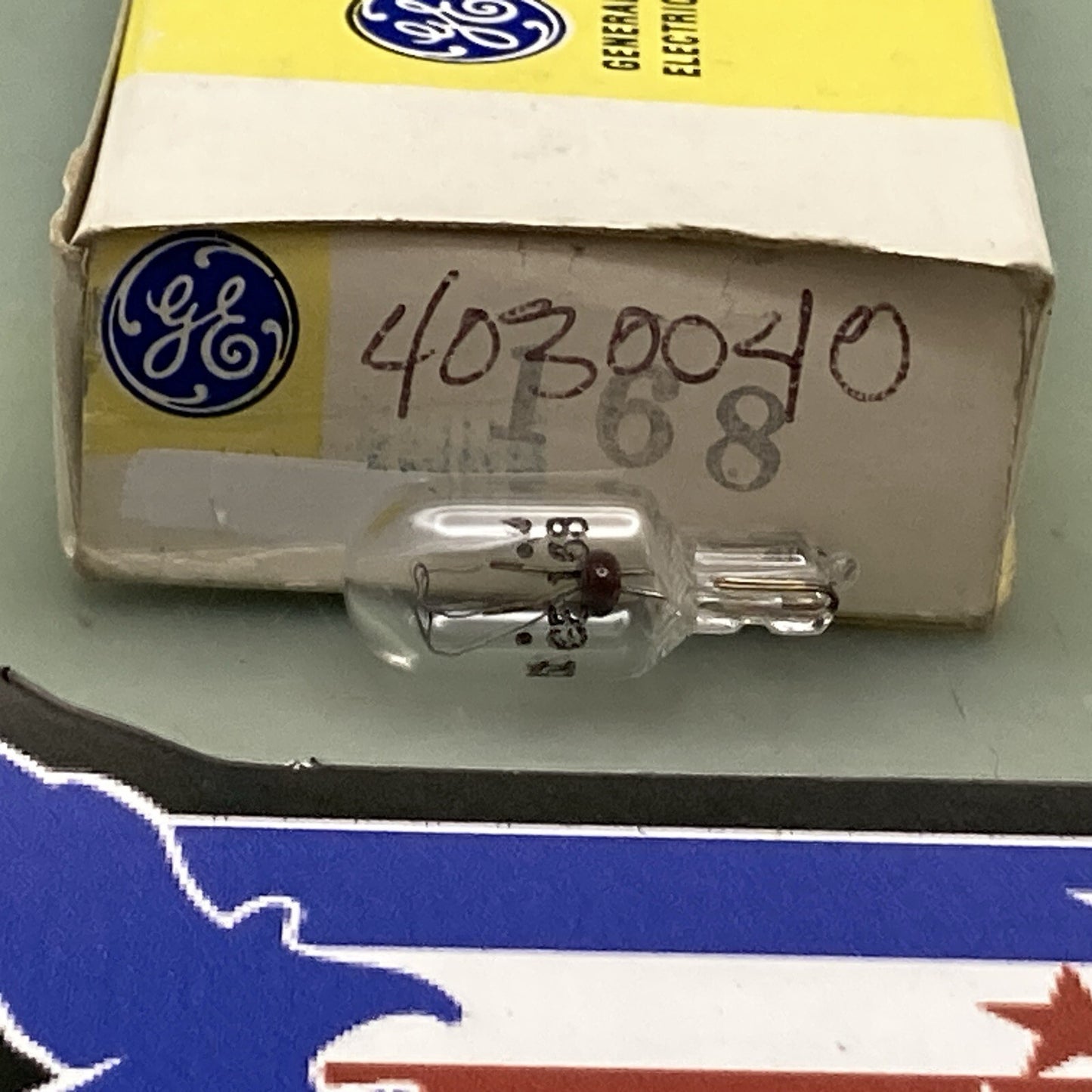 QTY 2 NEW GENUINE GENERAL ELECTRIC 168 Miniature Lamp