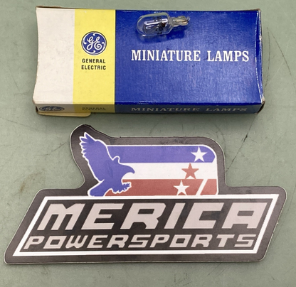 QTY 2 NEW GENUINE GENERAL ELECTRIC 168 Miniature Lamp