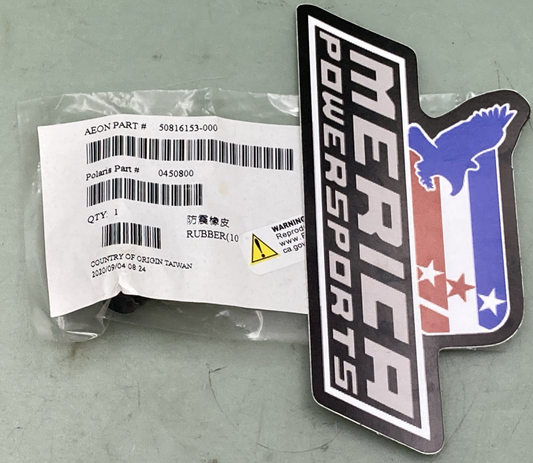 QTY 2 NEW GENUINE POLARIS 0450800 Rubber