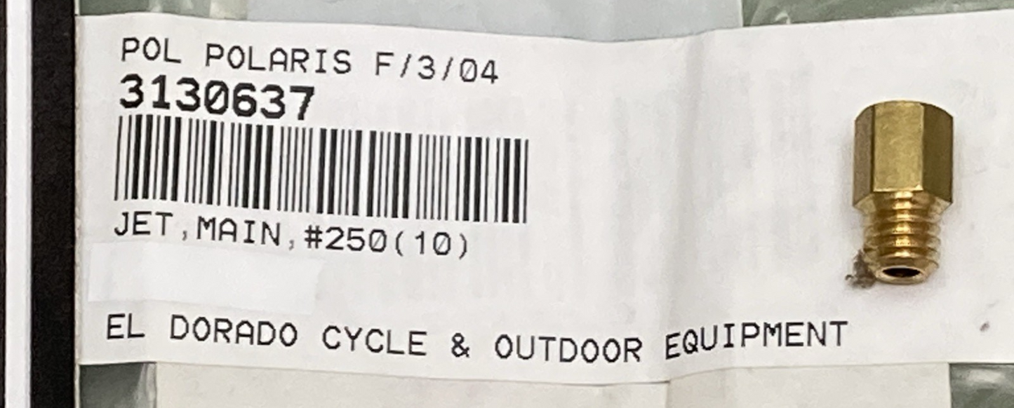 NEW GENUINE POLARIS 3130637 New Main Jet 250