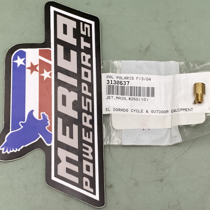 NEW GENUINE POLARIS 3130637 New Main Jet 250