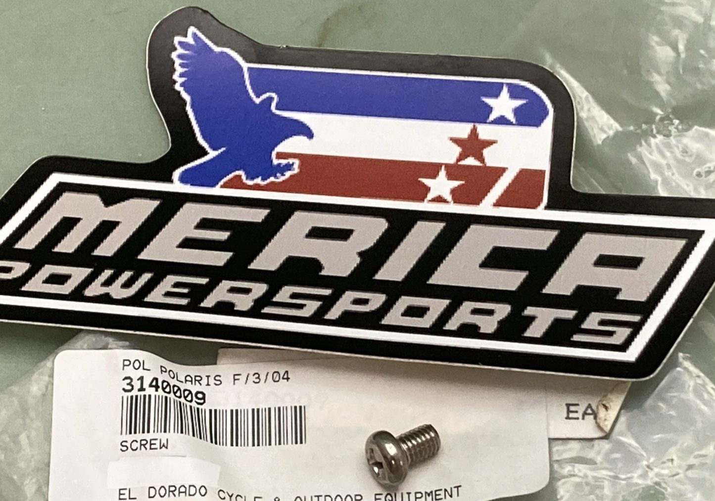 QTY 2 NEW GENUINE POLARIS 3140009 Carburetor Plate Screw