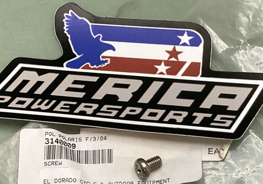 QTY 2 NEW GENUINE POLARIS 3140009 Carburetor Plate Screw