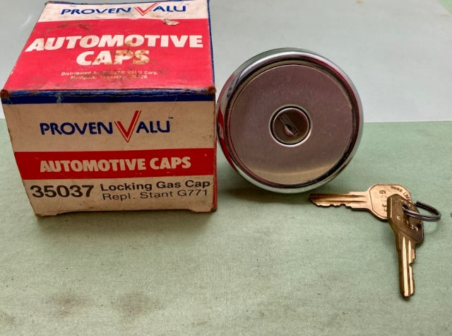 ProvenValu 35037 Locking Gas Cap, 2 Keys, Repl. Stant G771 New Genuine