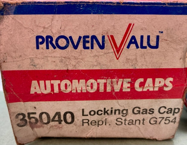 ProvenValu 35040 Locking Gas Cap, 2 Keys, Repl. Stant G754 New Genuine