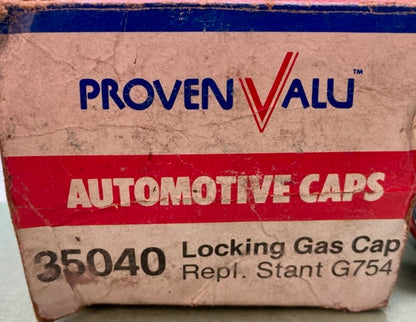 ProvenValu 35040 Locking Gas Cap, 2 Keys, Repl. Stant G754 New Genuine