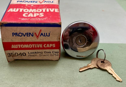 ProvenValu 35040 Locking Gas Cap, 2 Keys, Repl. Stant G754 New Genuine