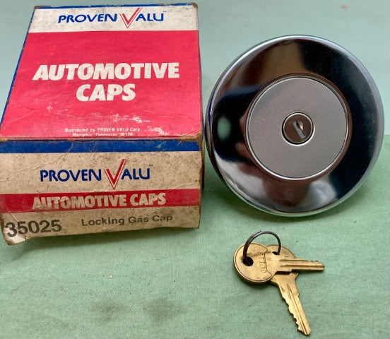 ProvenValu 35025 Locking Gas Cap, 2 Key New Genuine