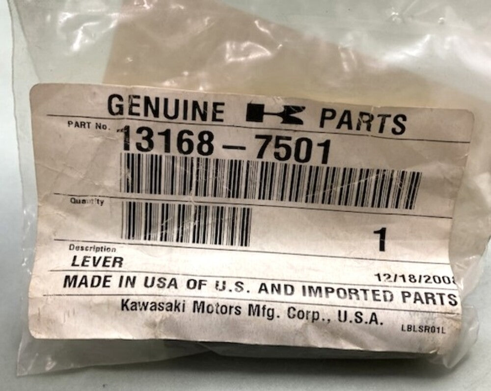 Kawasaki 13168-7501 Lever New Genuine