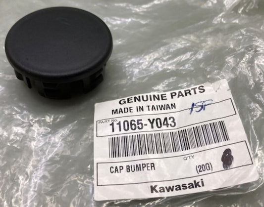 Kawasaki 11065-Y043 Cap, Fr, Bumper, End New Genuine