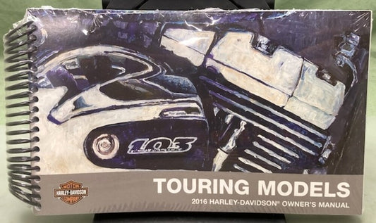 Harley Davidson 99466-16 Touring Models Owner's Manual 2016 New Genuine