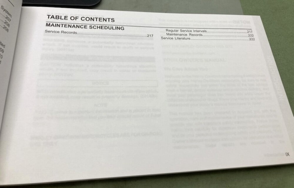 Harley Davidson 99467-17A Dyna Models Owner's Manual 2017 Genuine