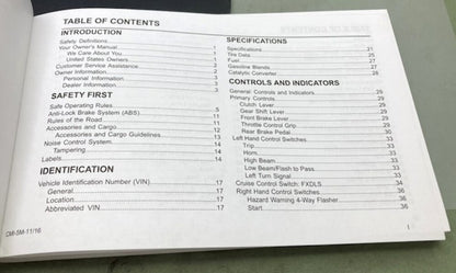 Harley Davidson 99467-17A Dyna Models Owner's Manual 2017 Genuine