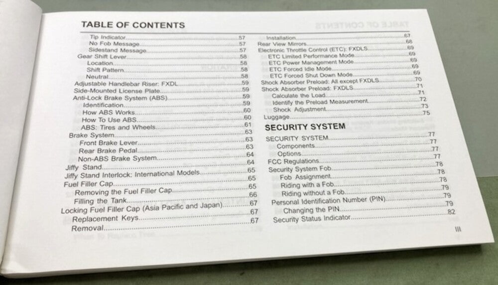 Harley Davidson 99467-17A Dyna Models Owner's Manual 2017 Genuine