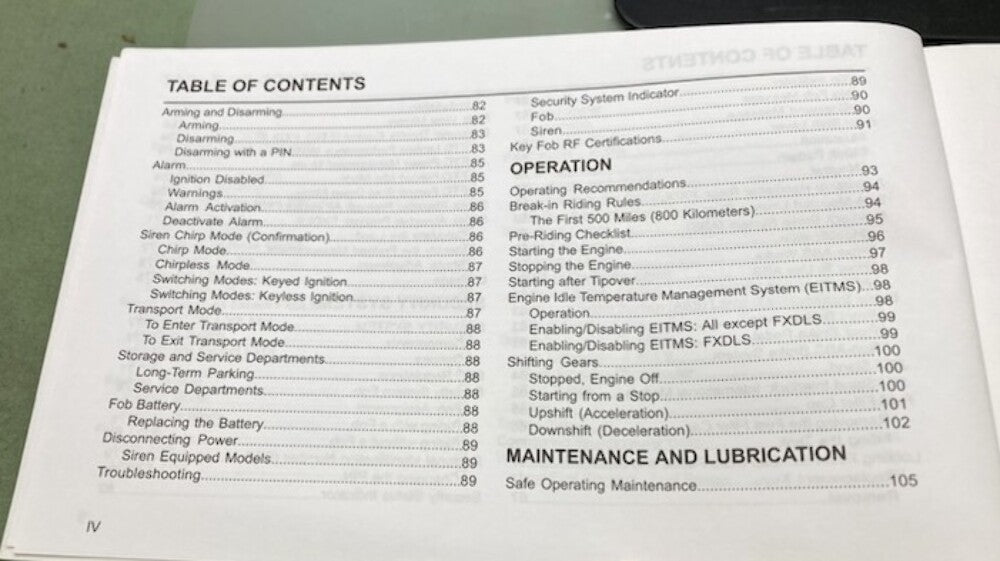 Harley Davidson 99467-17A Dyna Models Owner's Manual 2017 Genuine