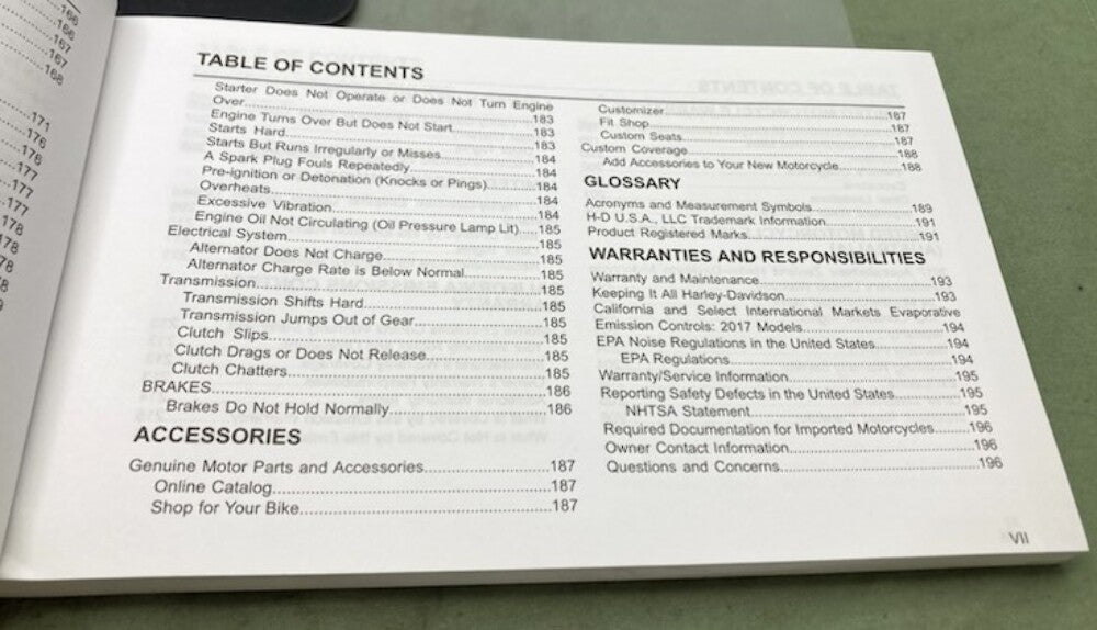 Harley Davidson 99467-17A Dyna Models Owner's Manual 2017 Genuine