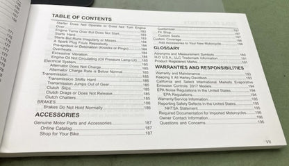 Harley Davidson 99467-17A Dyna Models Owner's Manual 2017 Genuine