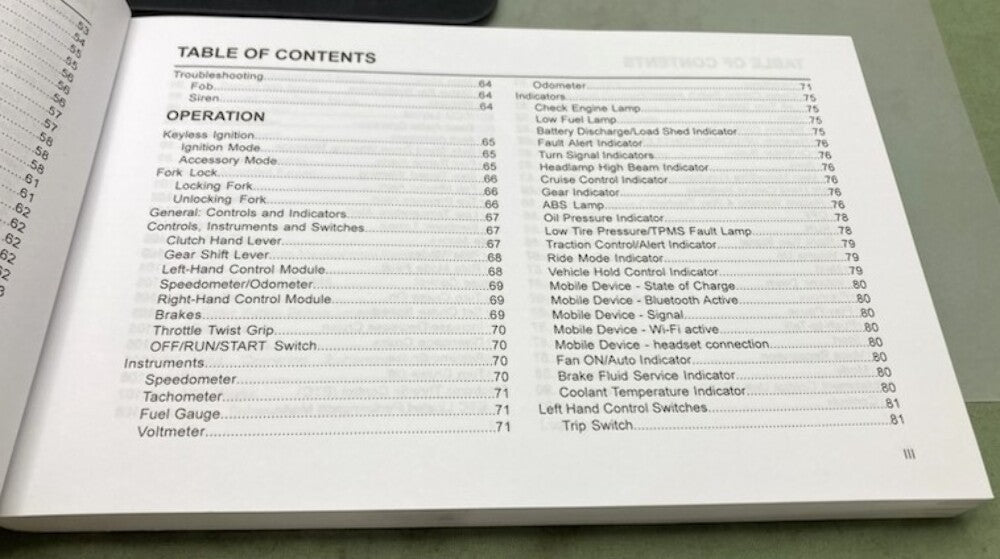 Harley Davidson 94000986 FLHX, FLTRX Models Owner's Manual 2024 Genuine