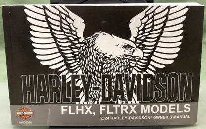Harley Davidson 94000986 FLHX, FLTRX Models Owner's Manual 2024 Genuine