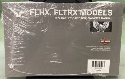 Harley Davidson 94000986 FLHX, FLTRX Models Owner's Manual 2024 New Genuine