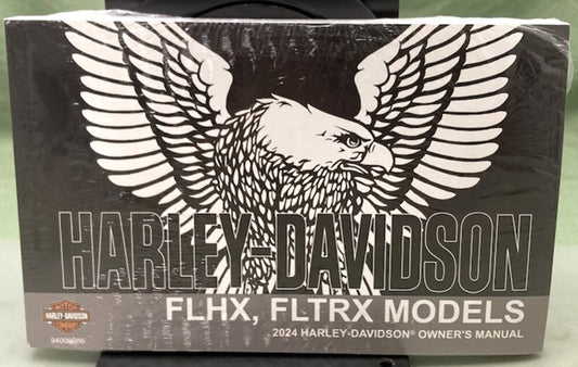 Harley Davidson 94000986 FLHX, FLTRX Models Owner's Manual 2024 New Genuine