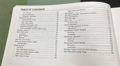 Harley Davidson 99469-12A Softail Models Owner's Manual 2012 Genuine