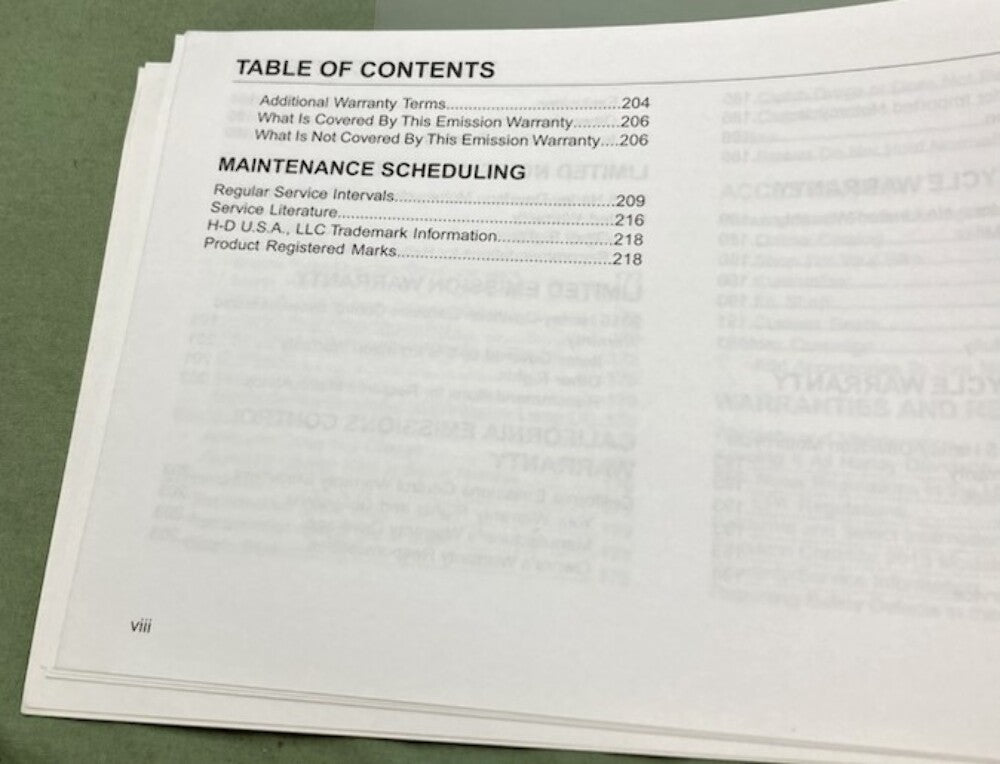Harley Davidson 99469-15 Softail Models Owner's Manual 2015 Genuine