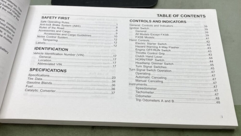 Harley Davidson 99469-15 Softail Models Owner's Manual 2015 Genuine