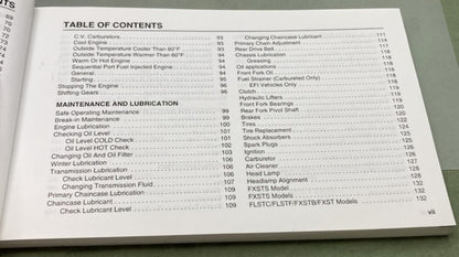 Harley Davidson 99469-04 Softail Models Owner's Manual 2004 Genuine