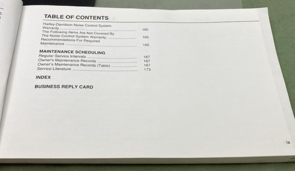 Harley Davidson 99468-03 Sportster Models Owner's Manual 2003 Genuine