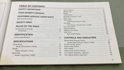 Harley Davidson 99736-03 VRSCA Model Owner's Manual 2003 Genuine