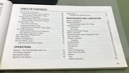 Harley Davidson 99736-03 VRSCA Model Owner's Manual 2003 Genuine