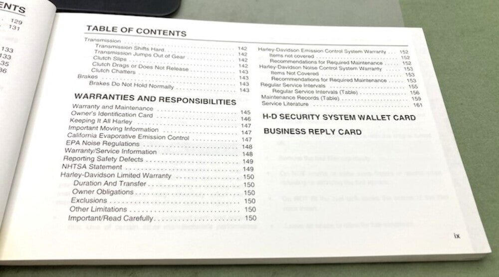 Harley Davidson 99736-03 VRSCA Model Owner's Manual 2003 Genuine