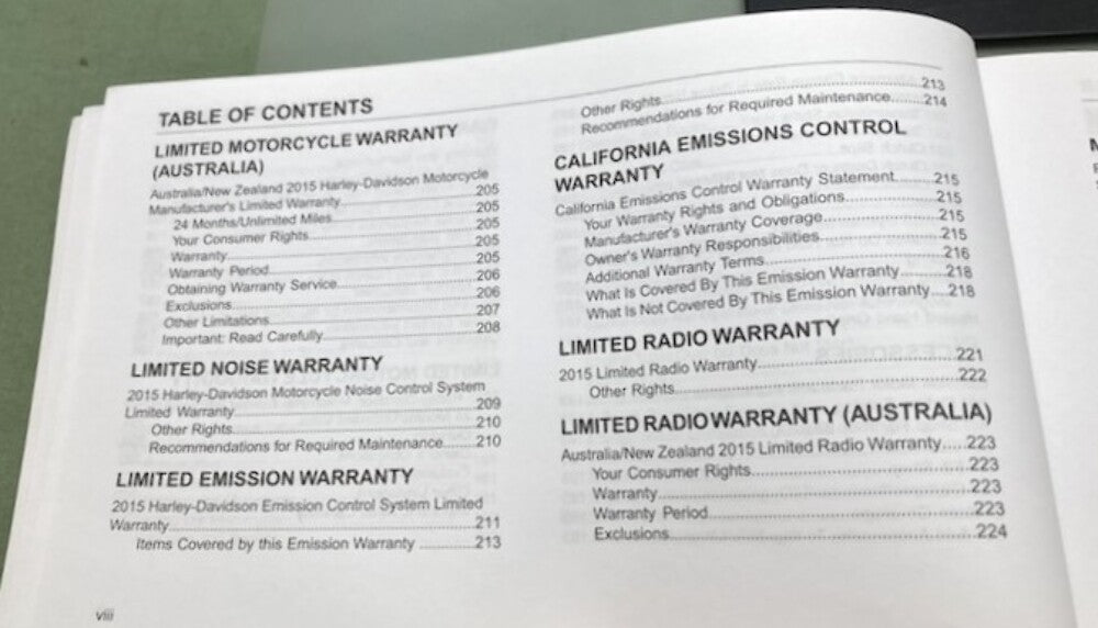 Harley Davidson 99577-15 FLHXSE Model Owner's Manual 2015 Genuine