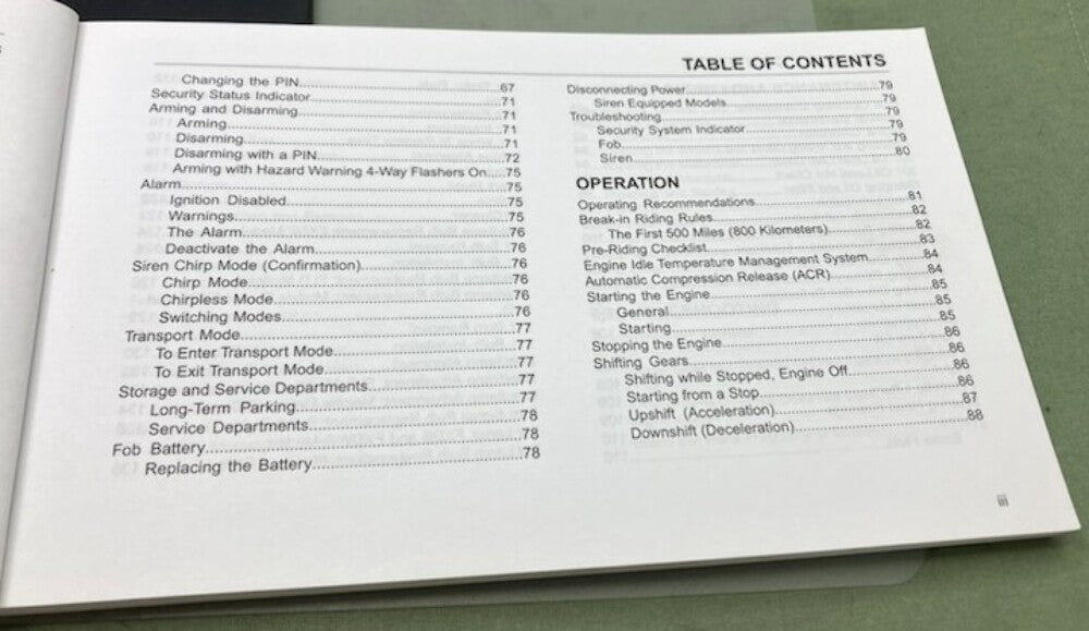 Harley Davidson 99467-12A Dyna Models Owner's Manual 2012 Genuine