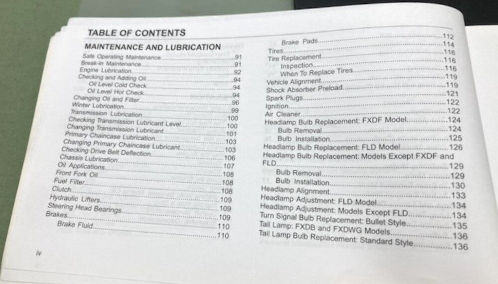 Harley Davidson 99467-12A Dyna Models Owner's Manual 2012 Genuine
