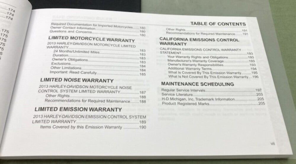 Harley Davidson 99467-13 Dyna Models Owner's Manual 2013 Genuine
