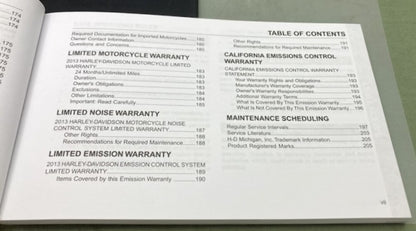 Harley Davidson 99467-13 Dyna Models Owner's Manual 2013 Genuine