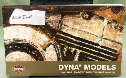 Harley Davidson 99467-13 Dyna Models Owner's Manual 2013 Genuine