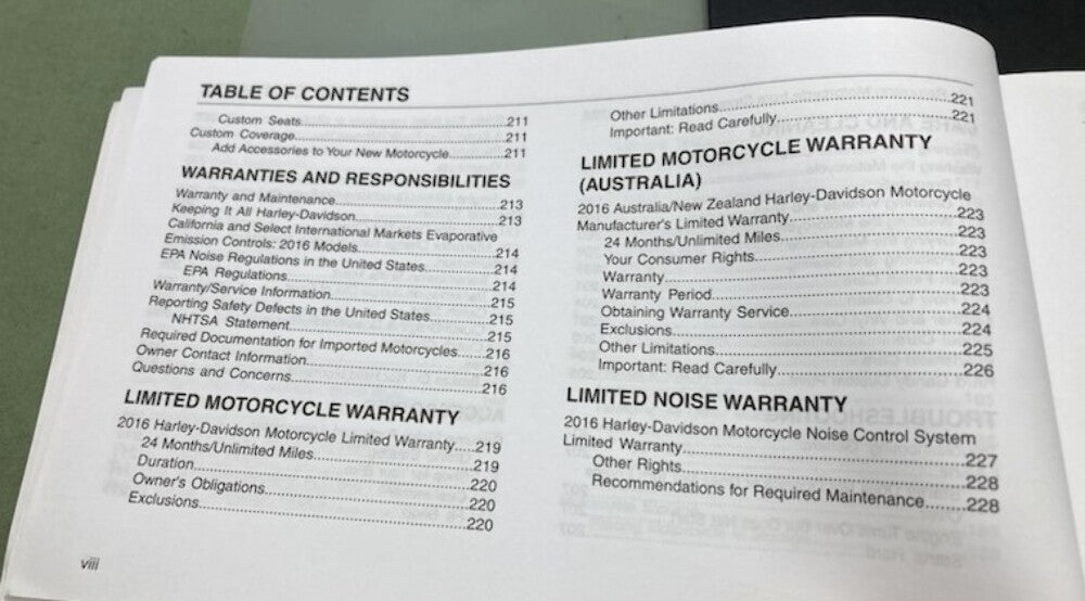 Harley Davidson 99467-16B Dyna Models Owner's Manual 2016 Genuine