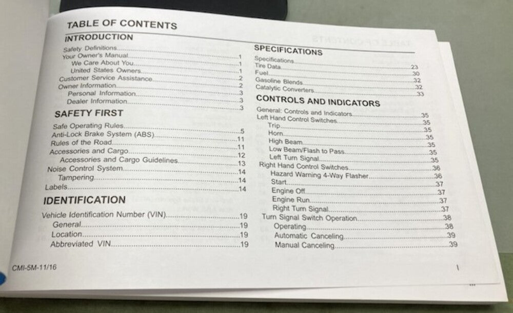 Harley Davidson 99468-17A Sportster Models Owner's Manual 2017 Genuine