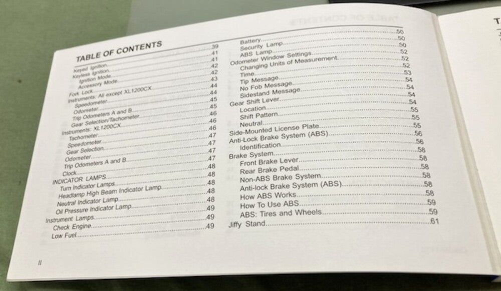 Harley Davidson 99468-17A Sportster Models Owner's Manual 2017 Genuine