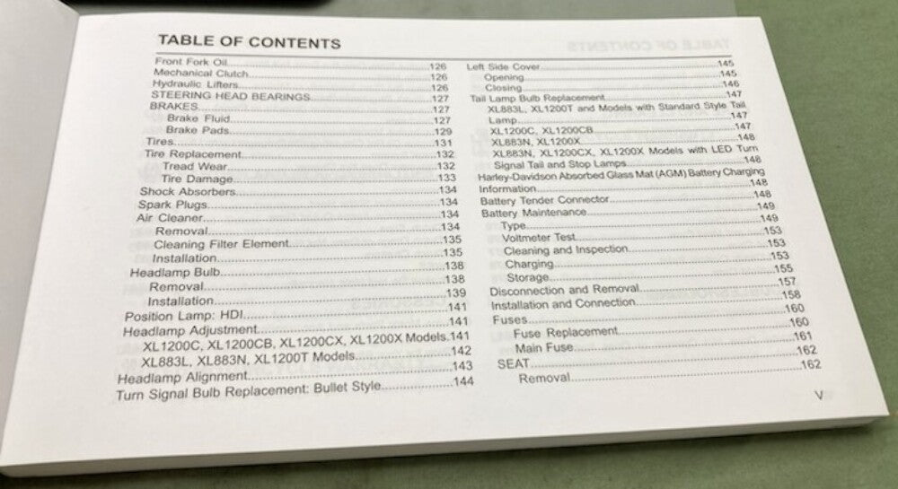 Harley Davidson 99468-17A Sportster Models Owner's Manual 2017 Genuine