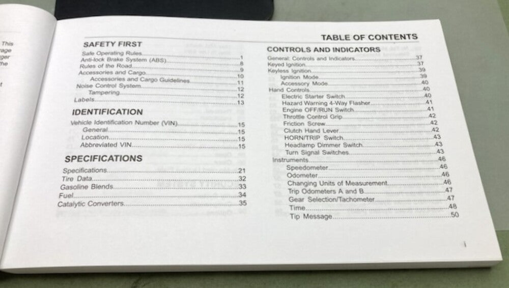 Harley Davidson 99468-15 Sportster Models Owner's Manual 2015 Genuine