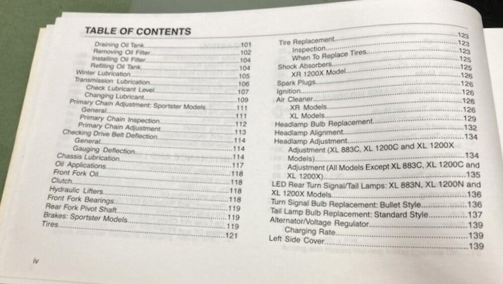 Harley Davidson 99468-10A Sportster Models Owner's Manual 2010 Genuine